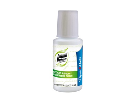 CORRECTOR LIQUIDO BOTELLA LIQUID PAPER 20 ML.