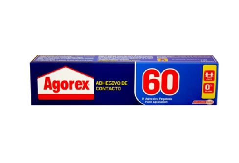 ADHESIVO CONTACTO 120 CC. AGOREX 60 ESTUCHE.