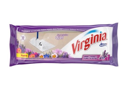 TRAPERO HUMED/DESINF. VIRGINIA 10 UN LAVANDA