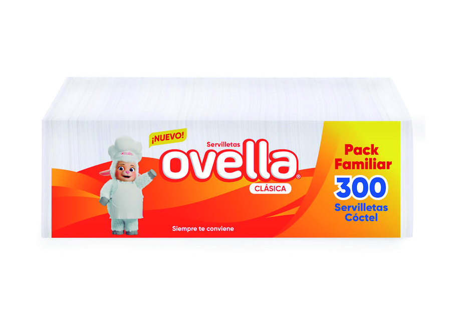  SERVILLETA COCKTAIL 22X21 300 UND OVELLA 