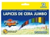  LAPIZ CERA  12 COLORES PROARTE GRUESOS 