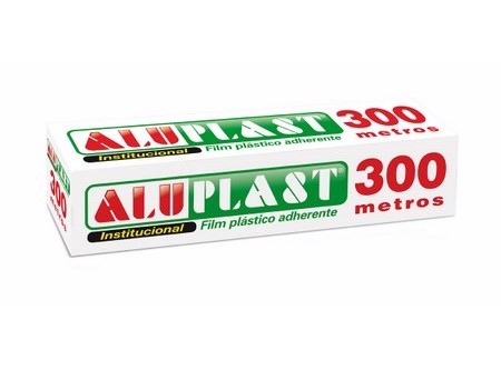 FILM PLASTICO ALUSA 28CM X 300 MT. CUTTER BOX.