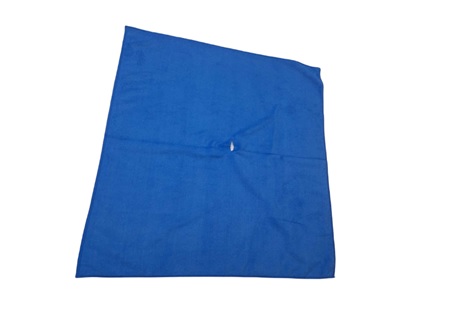 TRAPERO CON OJAL 50X70 MICROFIBRA AZUL MANOS DE C