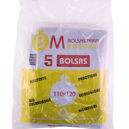  BOLSA BASURA 110 X 120 X 5 UN 90 MC BM 