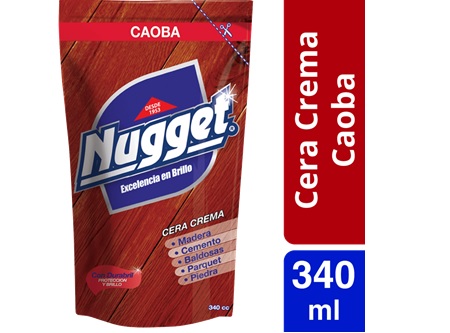 CERA CREMA DOYPACK 340 GR. NUGGET CAOBA