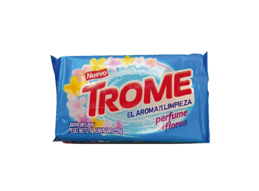JABON BARRA ROPA 190 GR TROME FLORAL