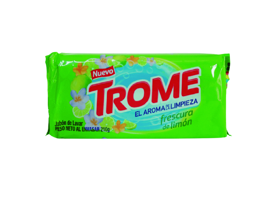 JABON BARRA ROPA 190 GR. TROME LIMON