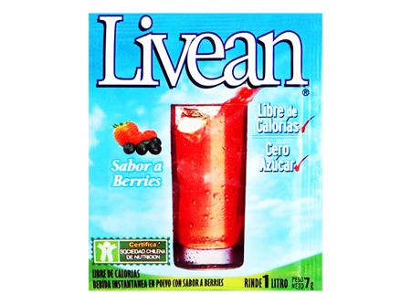  JUGO POLVO  7 GR LIVEAN X 10 UN S/AZ BERRIES 