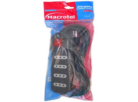 ALARGADOR ELECTR. 3 MTS 4 POSIC MACROTEL SWITCH N
