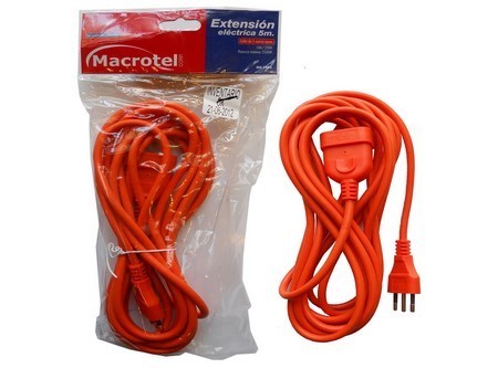  ALARGADOR EXTENSION MACROTEL 5 MTS(MACHO/HEMBRA)** 