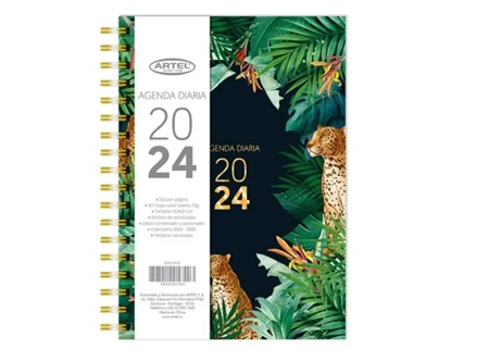 AGENDA ARTEL 2024 FLUID COLORS D/PAG C/ESPIRAL