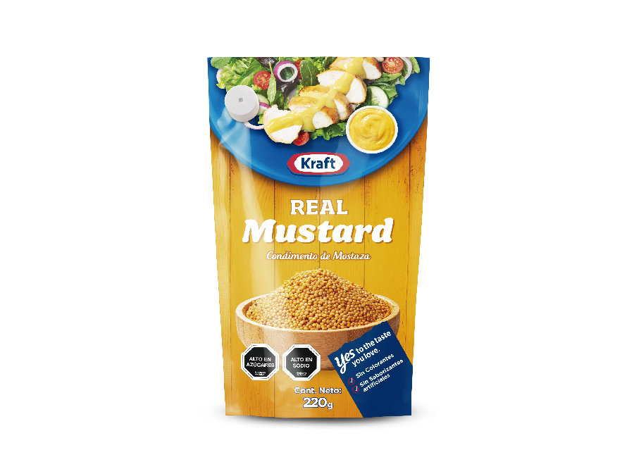  MOSTAZA 220 GR DOYPACK KRAFT 
