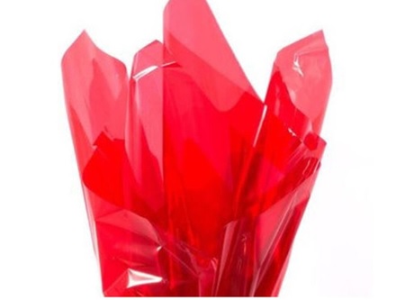 PAPEL CELOFAN 70 X 100 CM R/100 ROJO