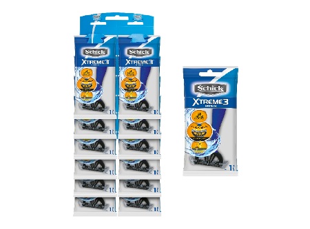 MAQ. AFEITAR 3 HJ DP X 12 UN SCHICK XTREME3 PN