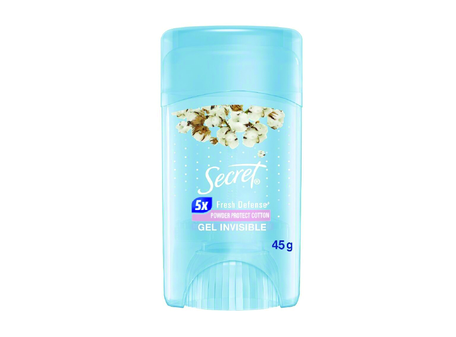  DESODORANTE GEL 45 GR SECRET ALGODON MUJER 