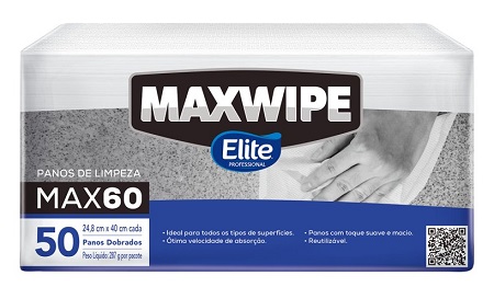 PANO ABSORB. MAXWIPE 60 X 50 UN DOBLADO ELITE