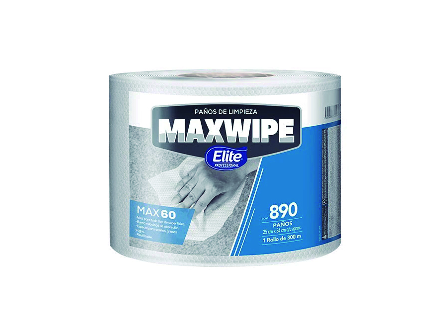 PANO ABSORB. MAXWIPE 60 X 890 UN BOBINA ELITE