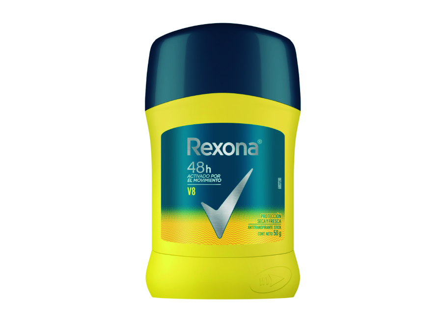  DESODORANTE BARRA 50 GR REXONA AP V8 MEN 