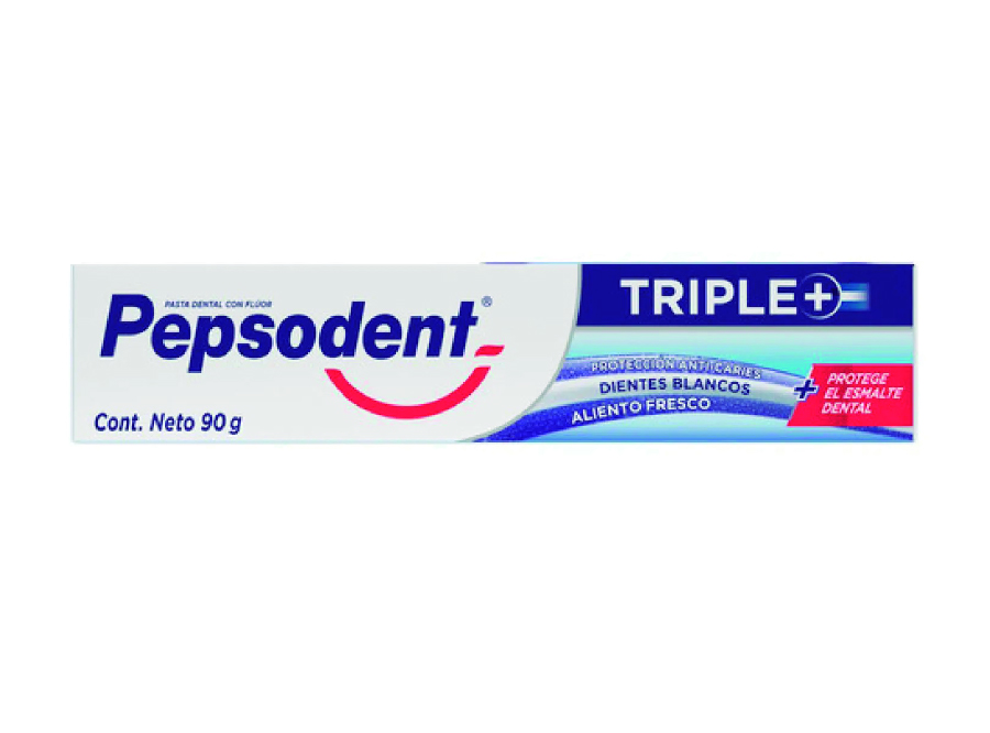  PASTA DENTAL 90 GR PEPSODENT TRIPLE+ 