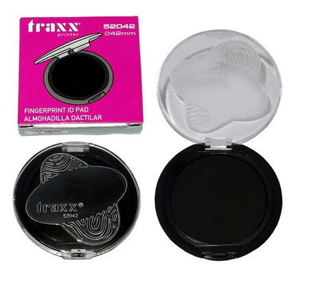 TAMPON DACTILAR NEGRO TRAXX