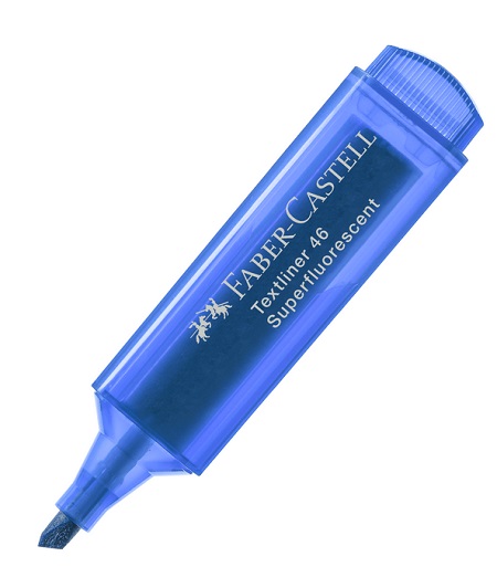  DESTACADOR AZUL TEXTLINER 46 SF FABER CASTELL 