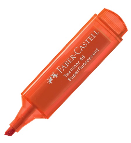  DESTACADOR NARANJA TEXTLINE 45 SF FABER CASTELL 
