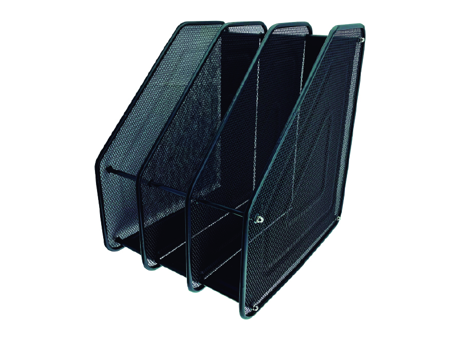 REVISTERO OFICIO TRIPLE REJILLA NEGRA OFFIONE