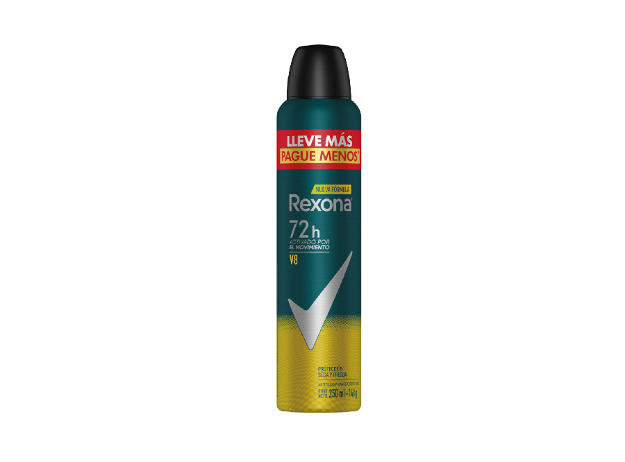 DESODORANTE AEROSOL 250 ML REXONA AP V8 MEN