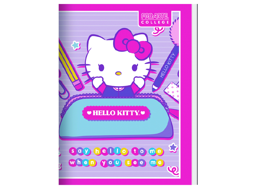  CUADERNO COLLEGE M7 100 HJ HELLO KITTY PROARTE 