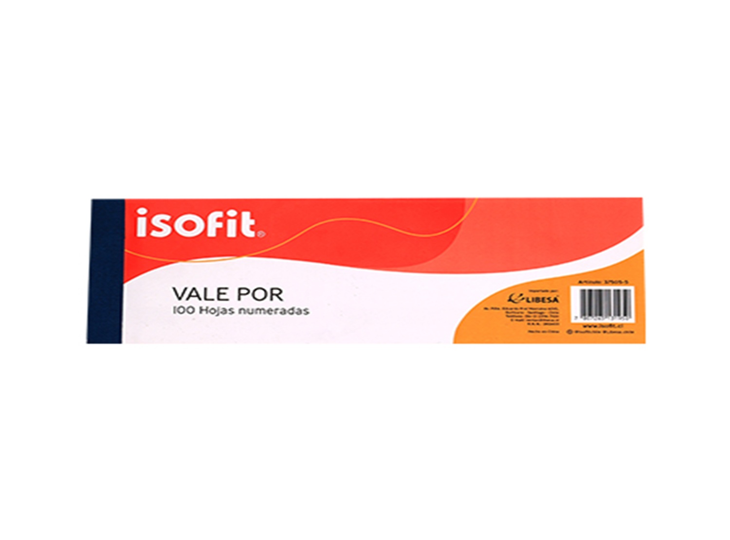  FORMULARIO VALE POR 100 HJ. ISOFIT 