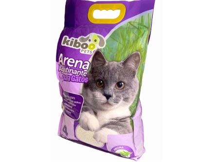 KIBOO ARENA SANITARIA GATO 4KG LAVANDA