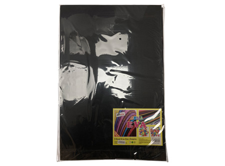  GOMA EVA 40X60 X 10 PLIEGOS NEGRO OFFIONE 