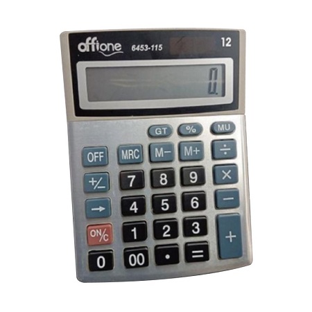 CALCULADORA BASICA ESCR/S 12DIG OFFIONE