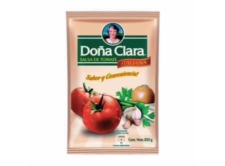  SALSA TOMATE ITALIANA 200 GR DO�A CLARA DOYPACK 