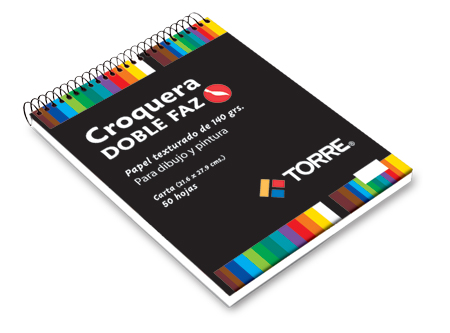  CROQUERA CARTA ESPIRAL 100 HJ TORRE IMAGIA 