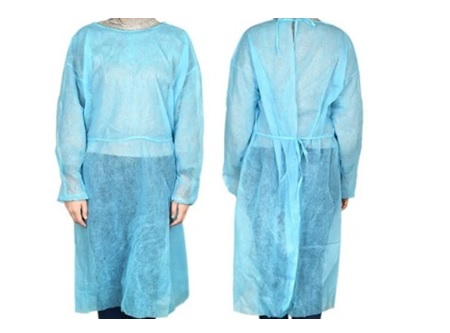  PECHERA BATA CON MANGA Y PUNO PLASTICA X 10 UND CR 