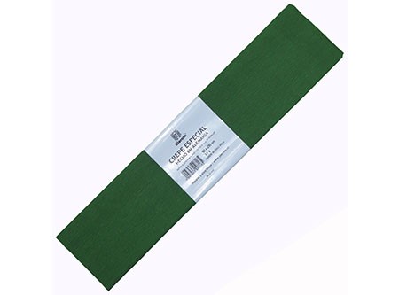 PAPEL CREPE 10 PLIE 50 X 250 CM VERDE MUSGO WEROLA