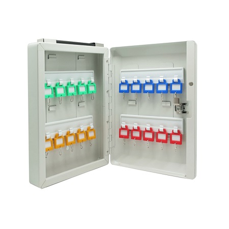 CAJA SEGURIDAD P/20 LLAVES C/CERRADURA HAND