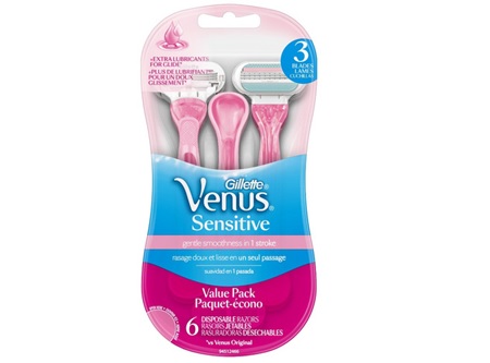 MAQ. AFEITAR 3 HJ 8 UN VENUS MUJER GILLETTE