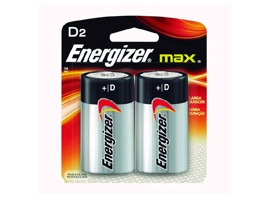  PILA ALCALINA D GRANDE X 2UN BLISTER ENERGIZER 