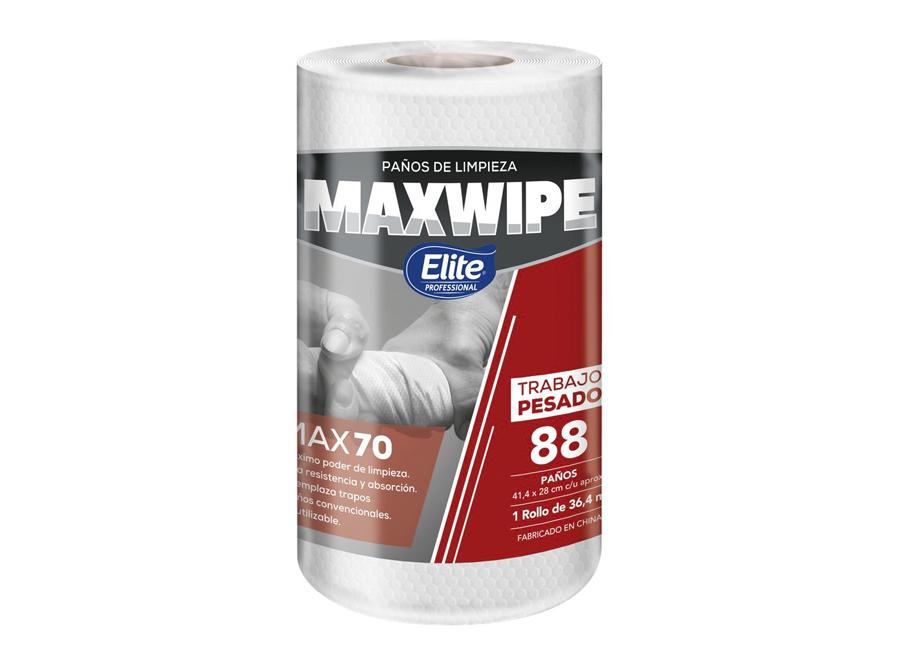 PANO ABSORB. MAXWIPE 70 X 88 UN BOBINA ELITE