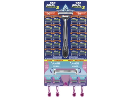 MAQ. AFEITAR 3 HJ PRESTO. 20 UN + 4 VENUS MUJER