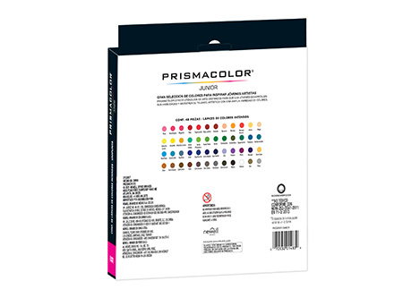  LAPIZ COLOR 48UN. JUNIOR PRISMACOLOR LARG MINA 4MM 