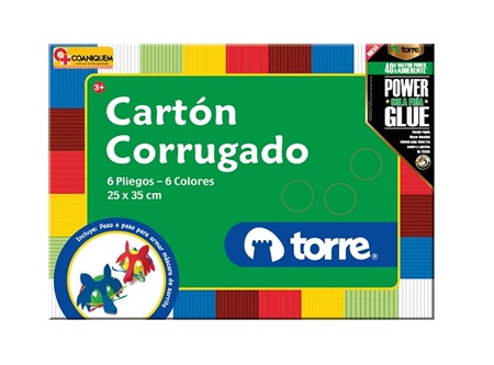  CARPETA ESC. CARTON CORRUGADA 6 HJ TORRE 