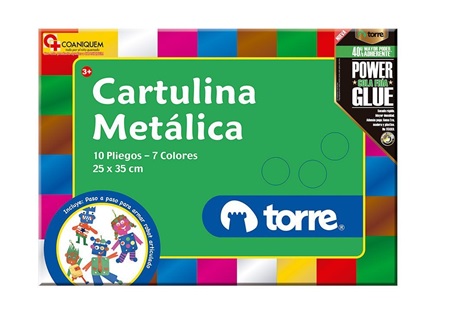  CARPETA ESC. CARTU METALICA 7 COL 10 HJ TORRE 