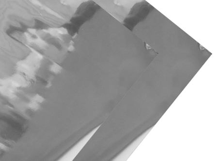 PAPEL METALICO 50 X 64 CM. X 25PLI PLATEADO VINILI