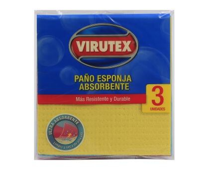 PANO ABSORBENTE X 3 UN 18 X 17 VIRUTEX.