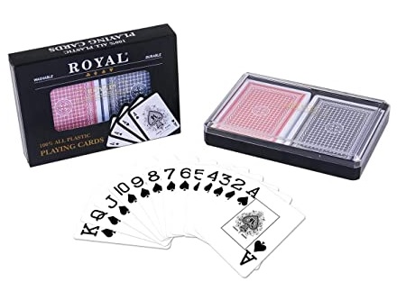 JUEGO DE NAIPES INGLES POKER 2 MAZOS