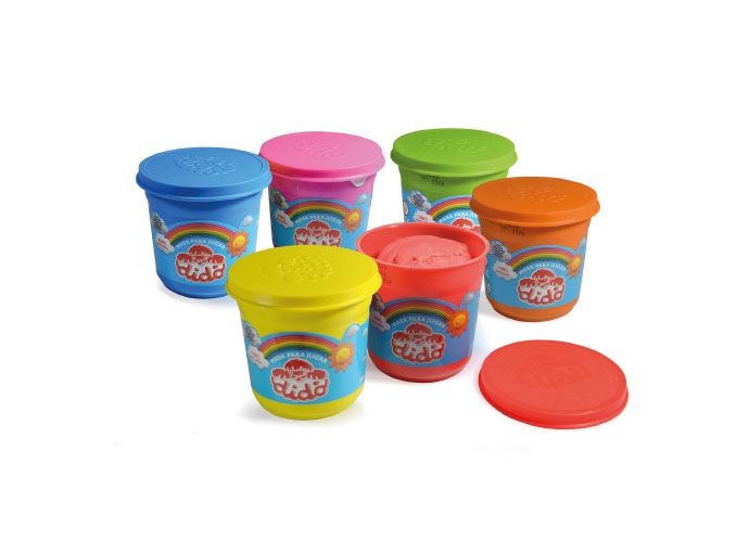  MASA P/MODELAR 220 GR X 6 COL.SURT DIDO 