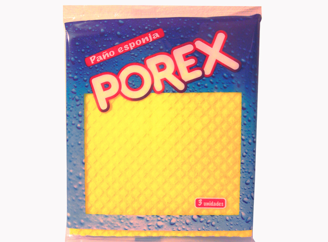 PANO ABSORB/ESPONJA X 3 POREX 18 X 20
